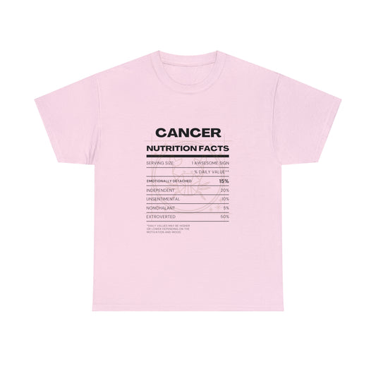 Emotionally Detached? It's Just a Cancer Thing Zodiac Astro-Sarcasm Unisex Heavy Cotton Tee