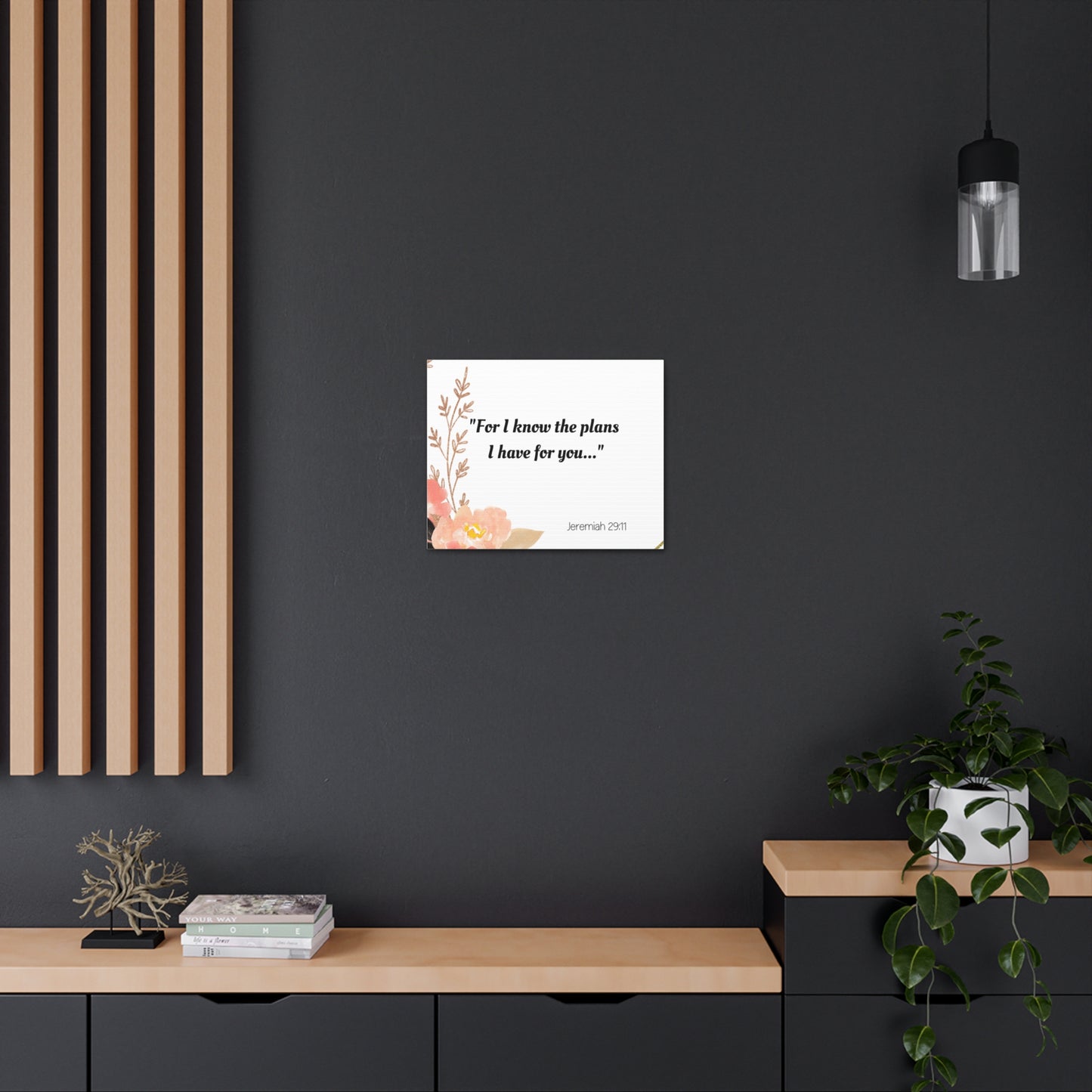 "God's Plans for You: Jeremiah 29:11 Bible Verse" Canvas Gallery Wraps