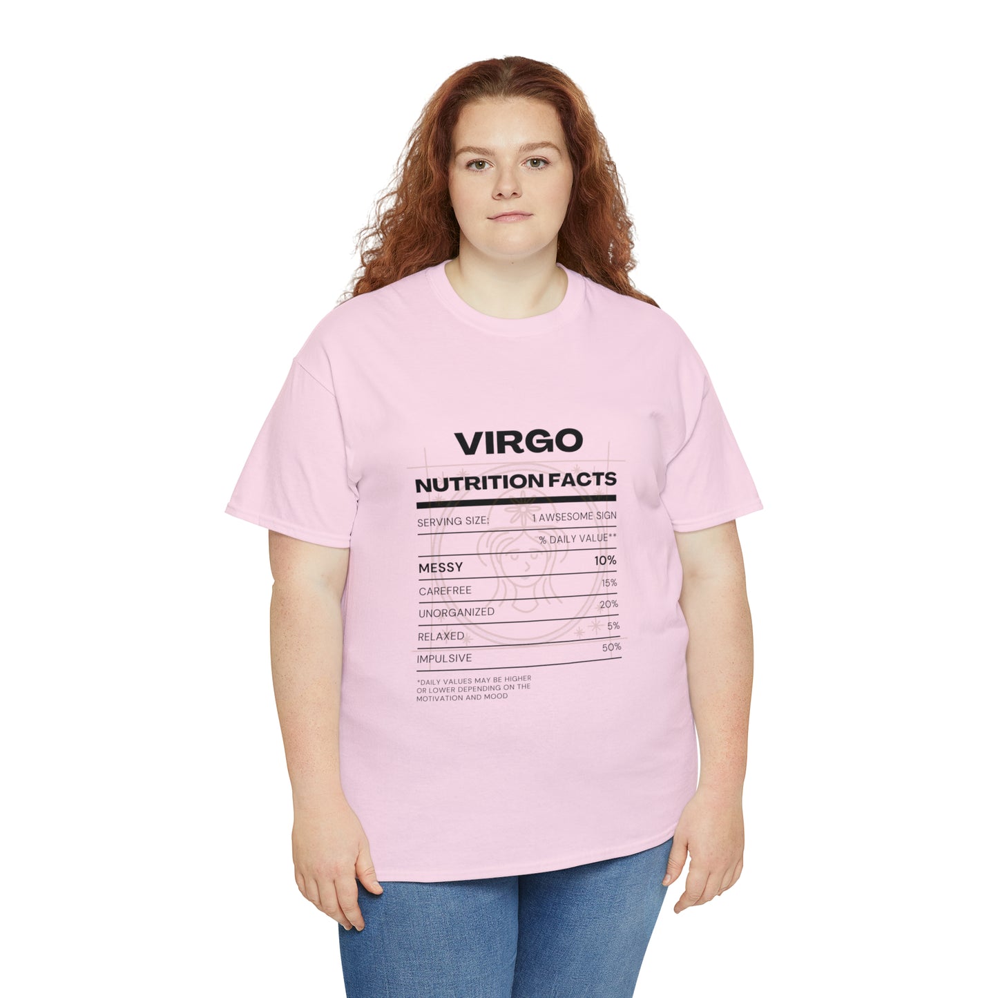 Messy and Proud Virgo Zodiac Astro-Sarcasm Unisex Heavy Cotton Tee