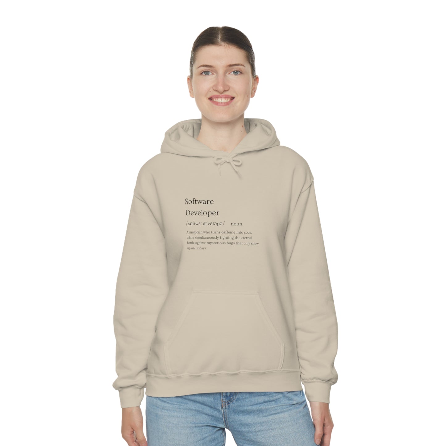 Code Master: Unleash Your Digital Wizardry with Our Software Developer Career Unisex Heavy Blend Hooded Sweatshirt