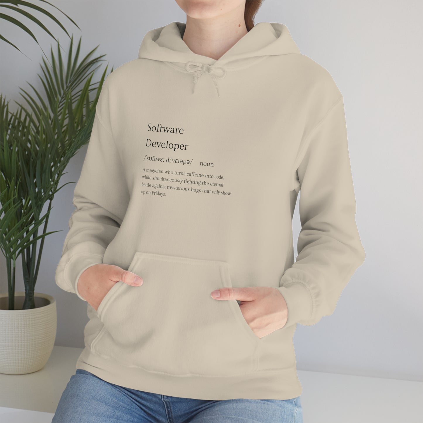 Code Master: Unleash Your Digital Wizardry with Our Software Developer Career Unisex Heavy Blend Hooded Sweatshirt