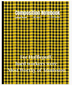 7.5 x 9.25 Composition Notebook [200 pages]