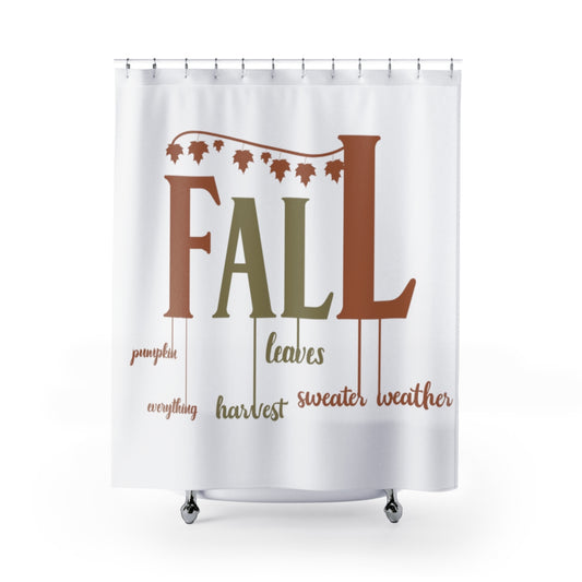 Fall Shower Curtains