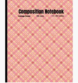 7.5 x 9.25 Composition Notebook [200 pages]