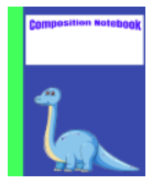 7.5 x 9.25 Composition Notebook [100 pages]