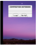 7.5 x 9.25 Composition Notebook [100 pages]