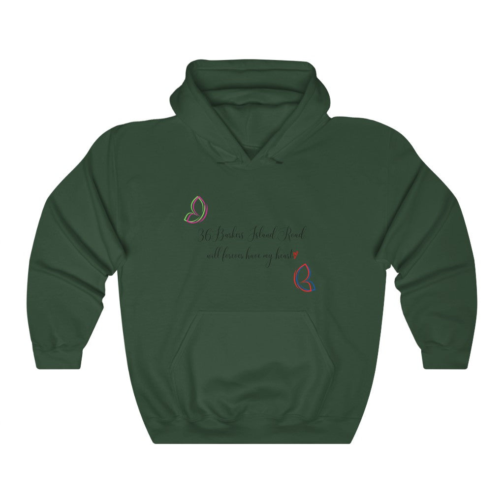 36 Barkers Island Road will forever have my heart  - Unisex Heavy Blend™ Hooded Sweatshirt