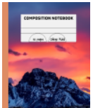 7.5 x 9.25 Composition Notebook [100 pages]