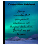 7.5 x 9.25 Composition Notebook [200 pages]