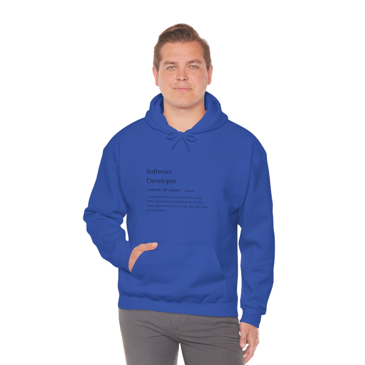 Code Master: Unleash Your Digital Wizardry with Our Software Developer Career Unisex Heavy Blend Hooded Sweatshirt