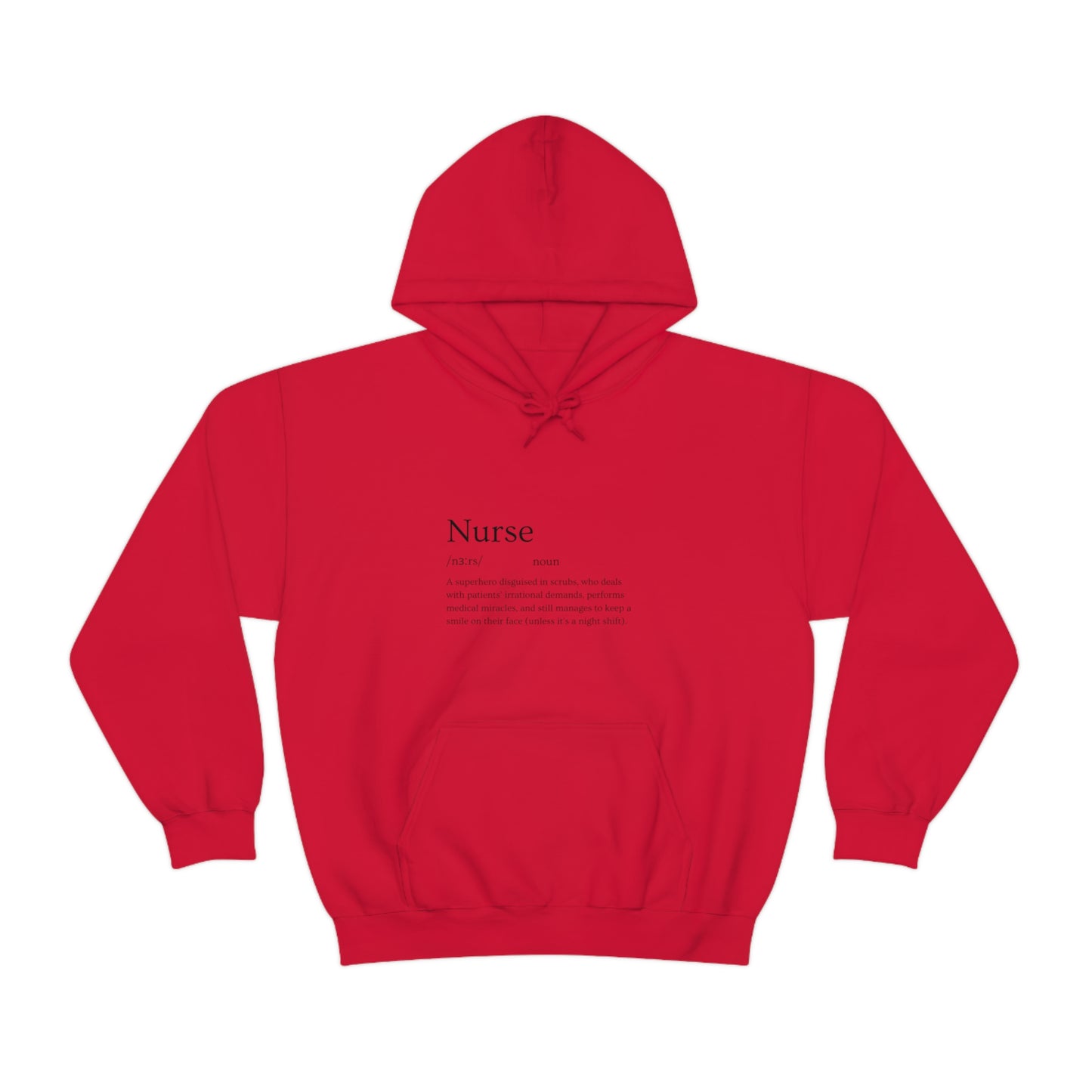 Heart Healer: Wear Your Compassion Proudly with Our Nurse Career Unisex Heavy Blend Hooded Sweatshirt