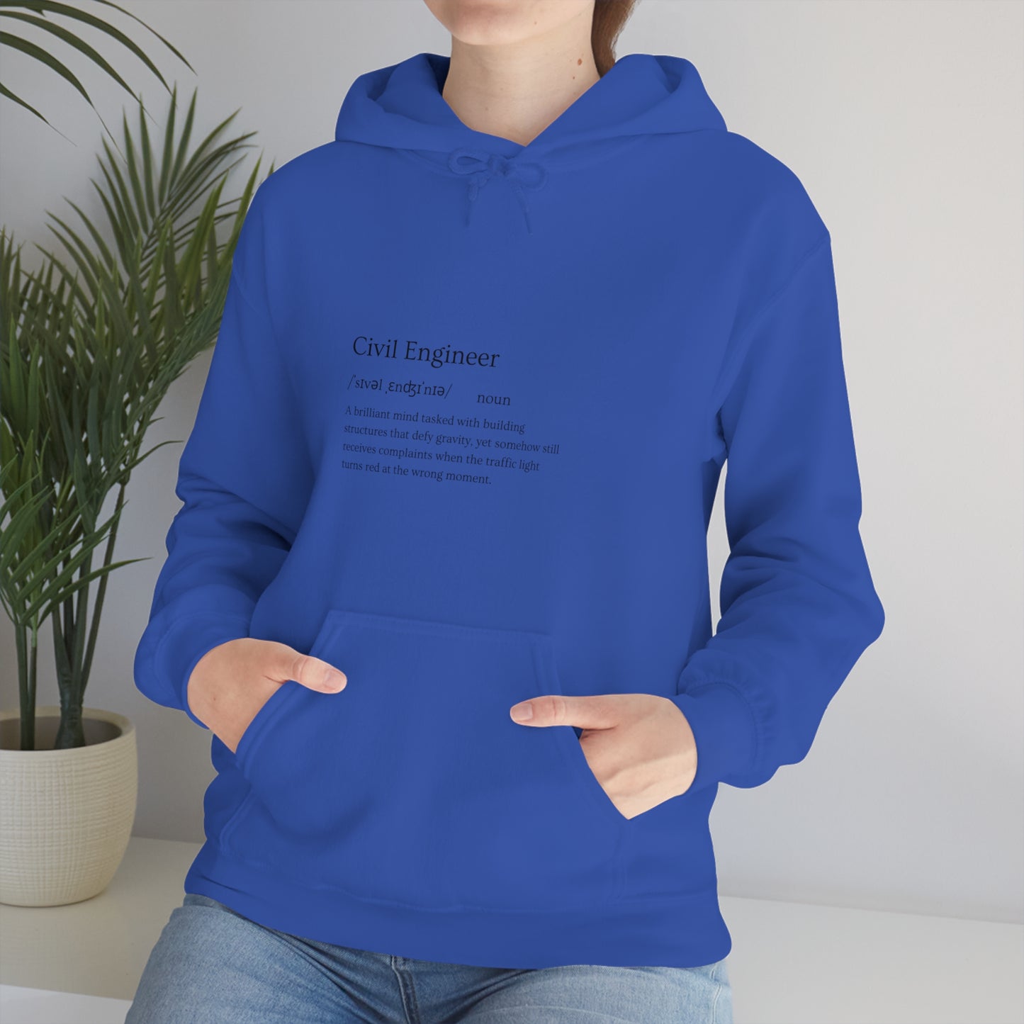 Architect of the Future: Build Your Style with Our Civil Engineer Career Unisex Heavy Blend Hooded Sweatshirt