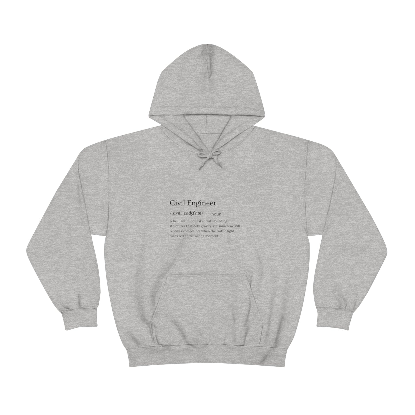 Architect of the Future: Build Your Style with Our Civil Engineer Career Unisex Heavy Blend Hooded Sweatshirt