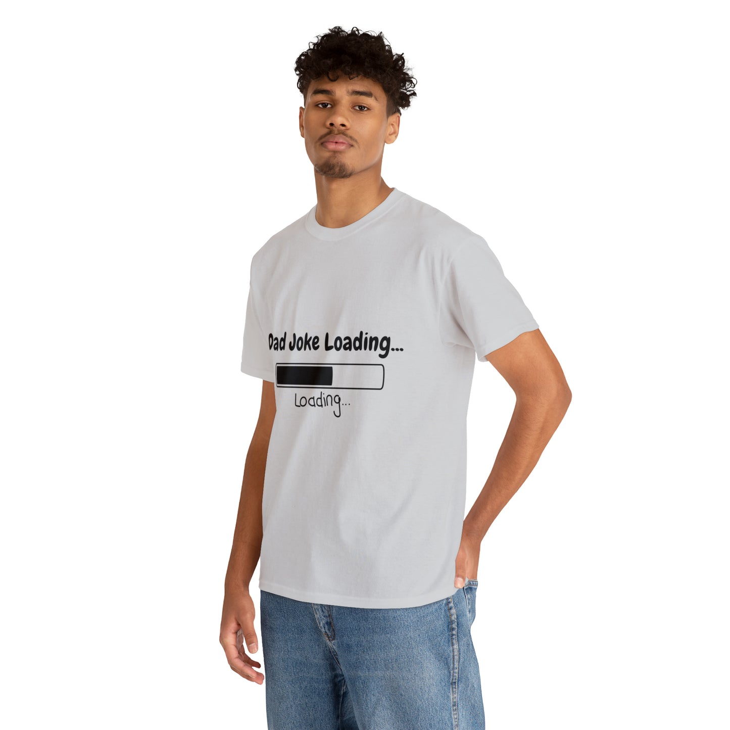 Add humor to Father's Day with our 'Dad Joke Loading...' Unisex Heavy Cotton Tee