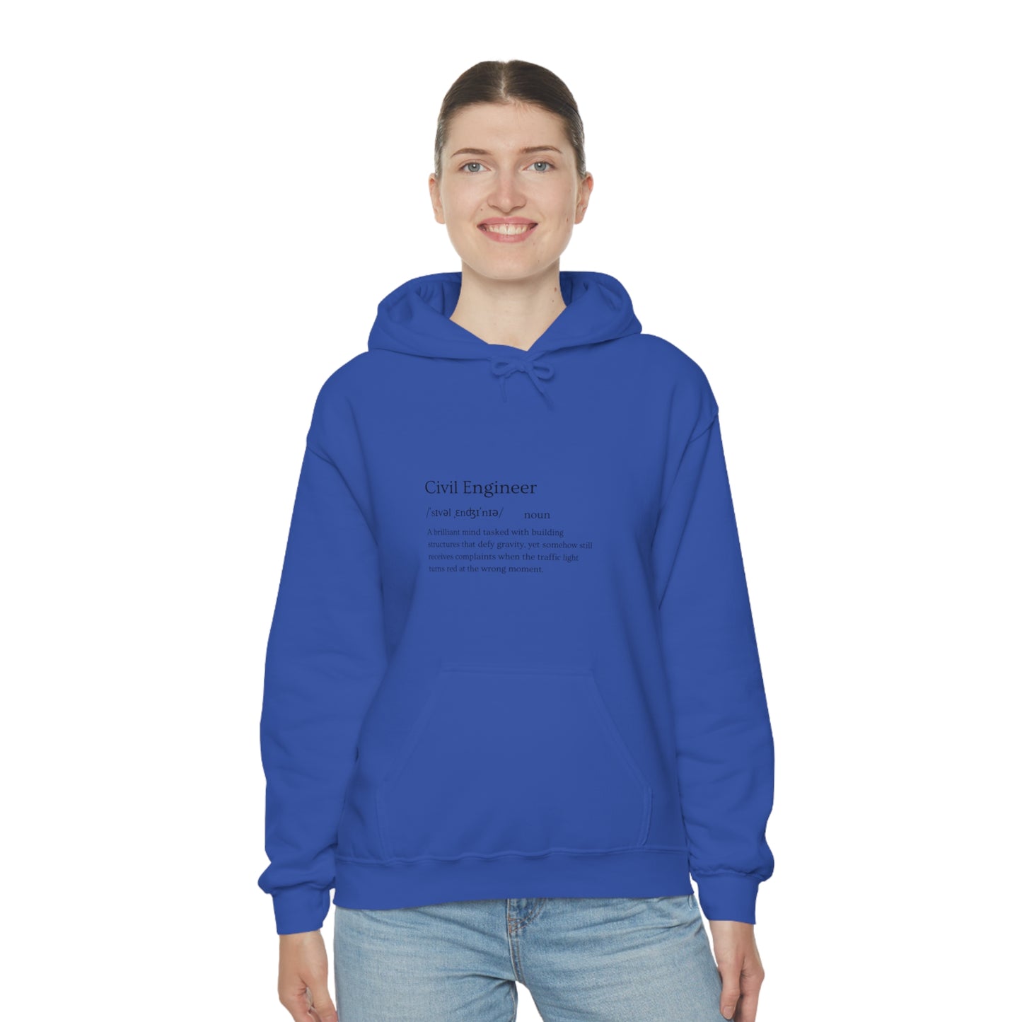 Architect of the Future: Build Your Style with Our Civil Engineer Career Unisex Heavy Blend Hooded Sweatshirt