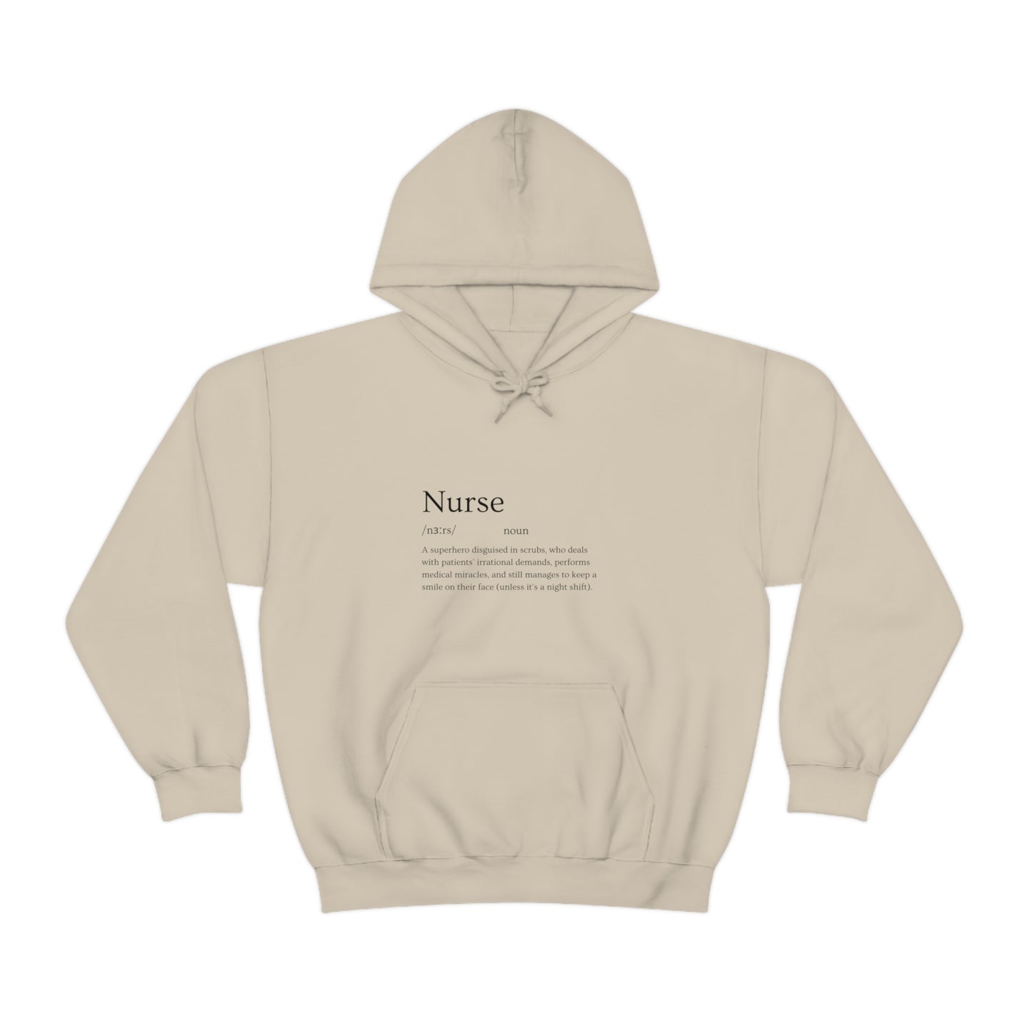 Heart Healer: Wear Your Compassion Proudly with Our Nurse Career Unisex Heavy Blend Hooded Sweatshirt