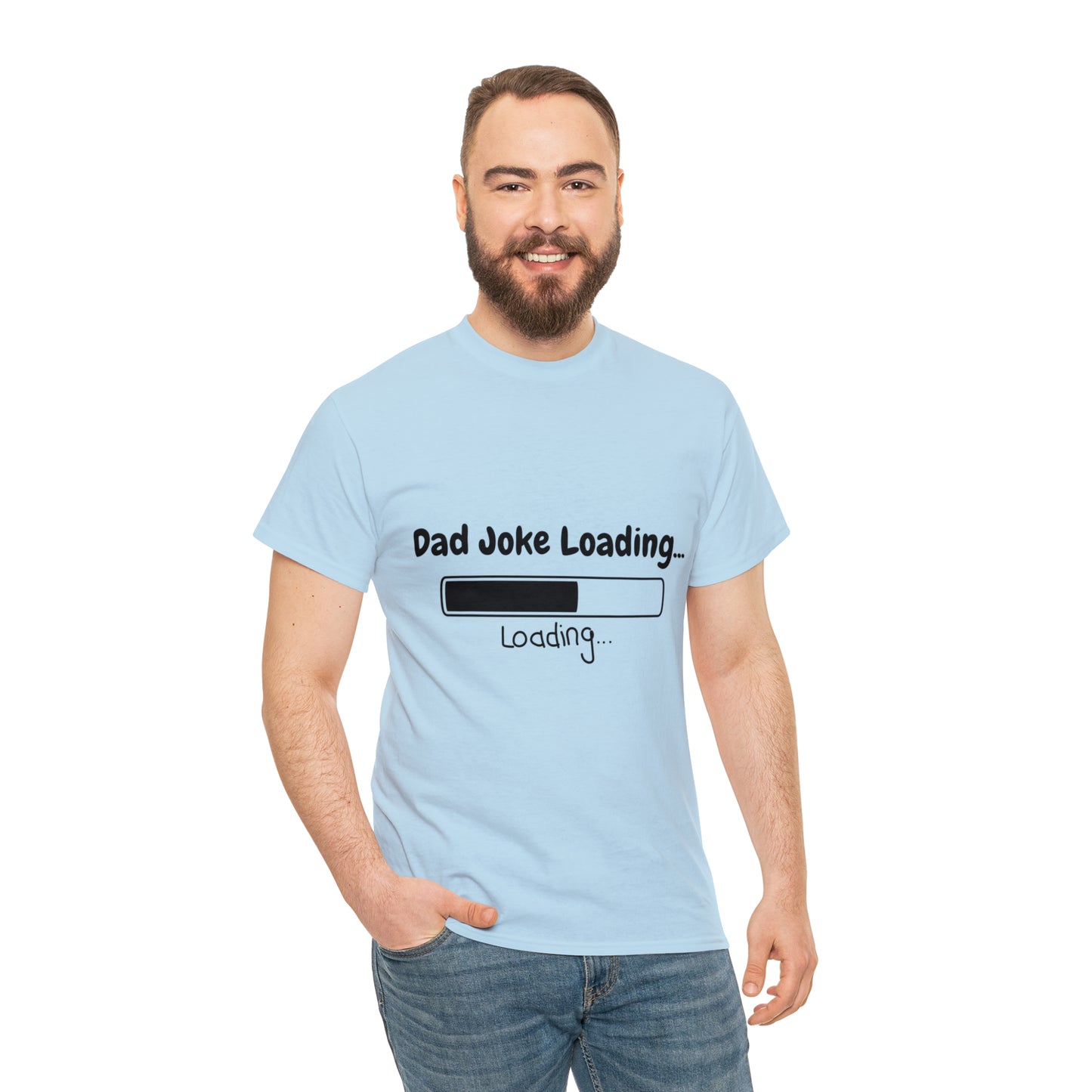 Add humor to Father's Day with our 'Dad Joke Loading...' Unisex Heavy Cotton Tee