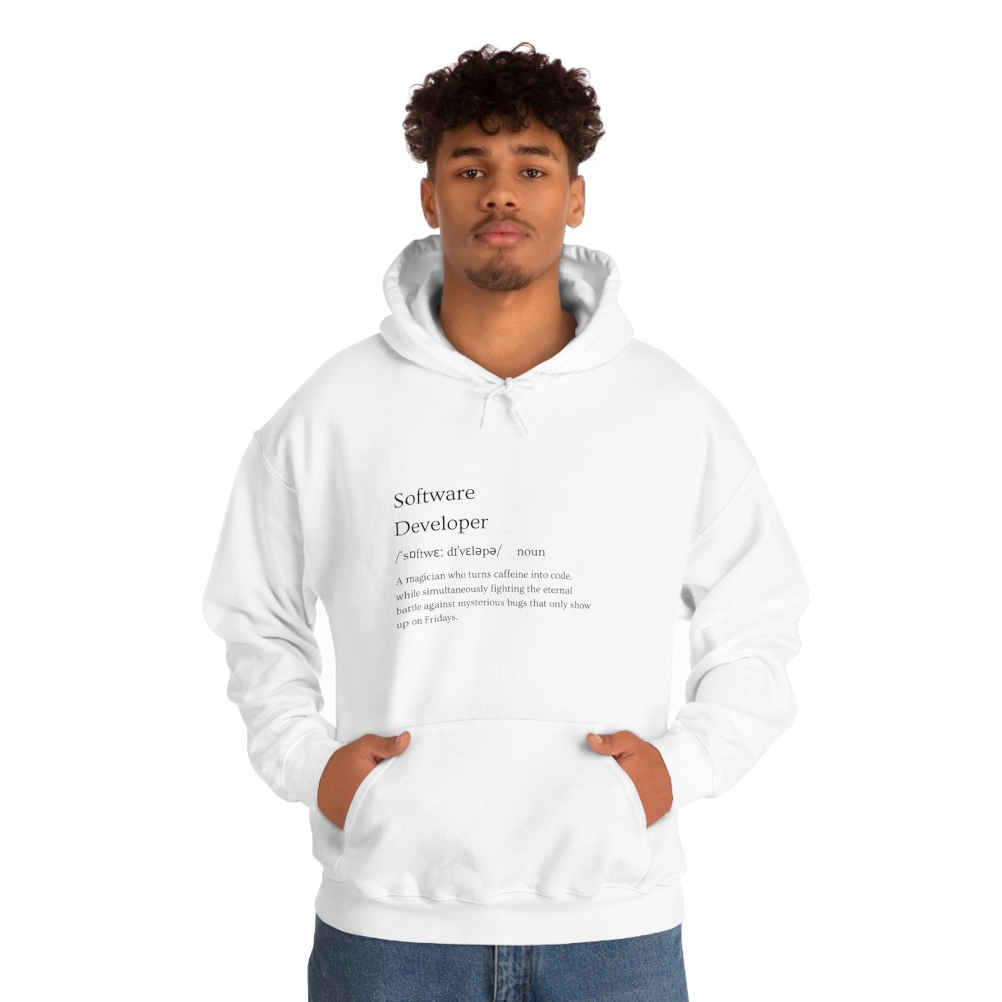 Code Master: Unleash Your Digital Wizardry with Our Software Developer Career Unisex Heavy Blend Hooded Sweatshirt