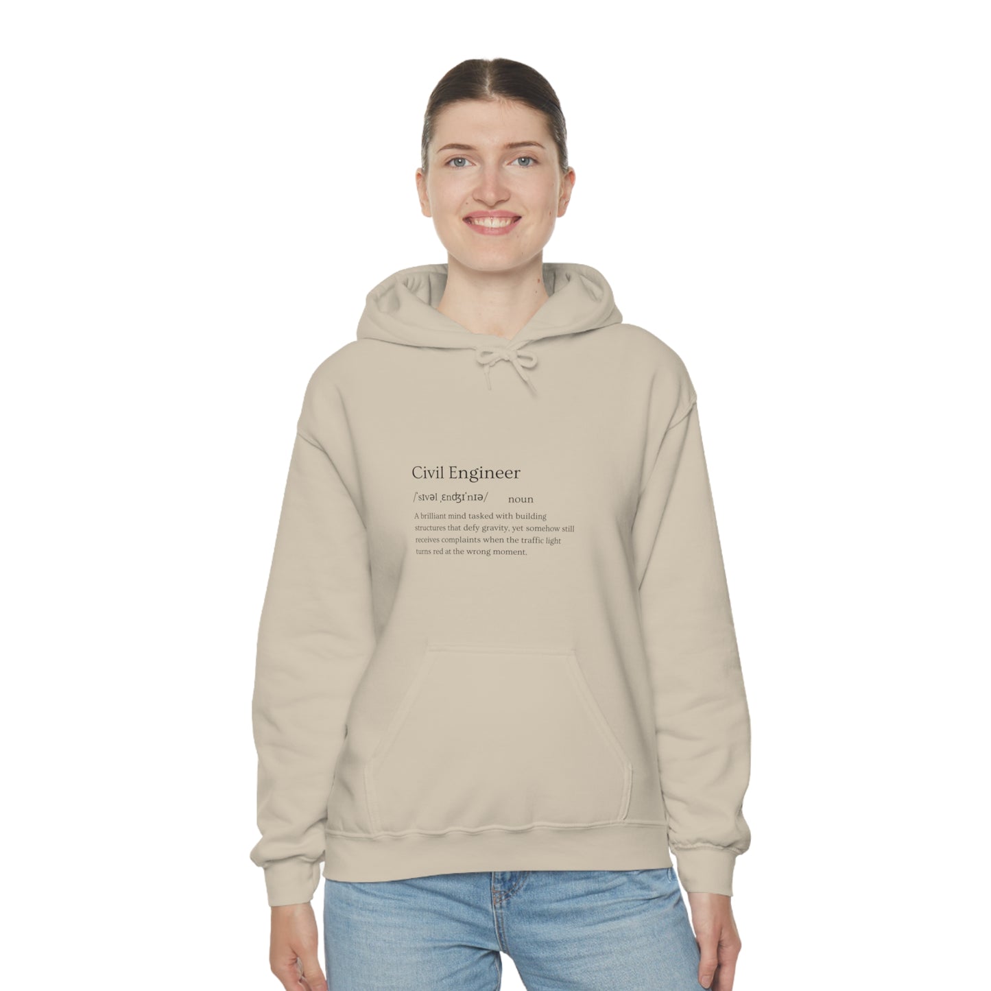 Architect of the Future: Build Your Style with Our Civil Engineer Career Unisex Heavy Blend Hooded Sweatshirt