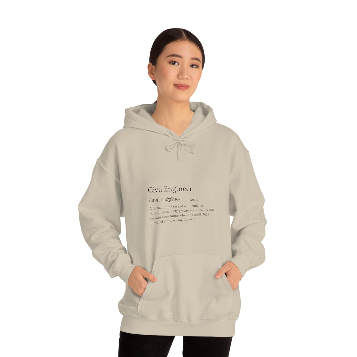 Architect of the Future: Build Your Style with Our Civil Engineer Career Unisex Heavy Blend Hooded Sweatshirt