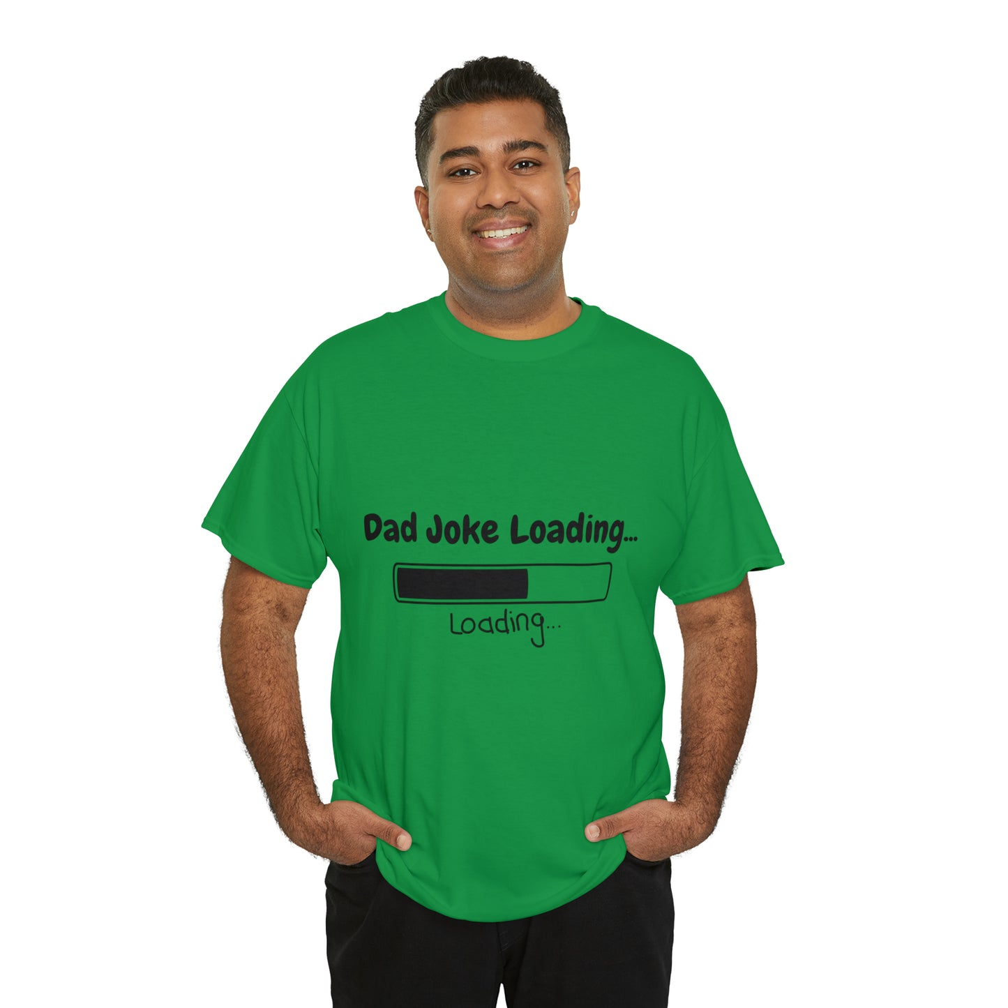 Add humor to Father's Day with our 'Dad Joke Loading...' Unisex Heavy Cotton Tee