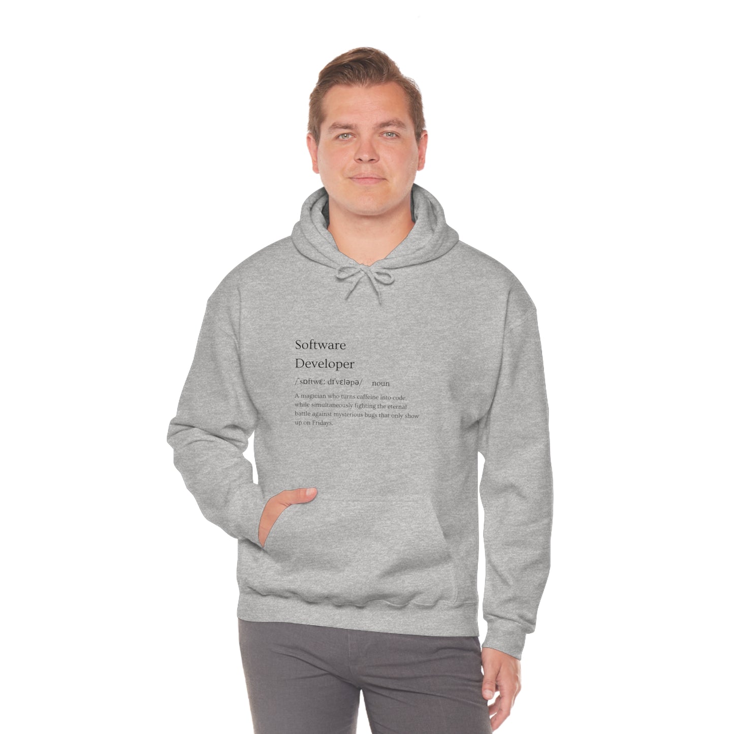 Code Master: Unleash Your Digital Wizardry with Our Software Developer Career Unisex Heavy Blend Hooded Sweatshirt