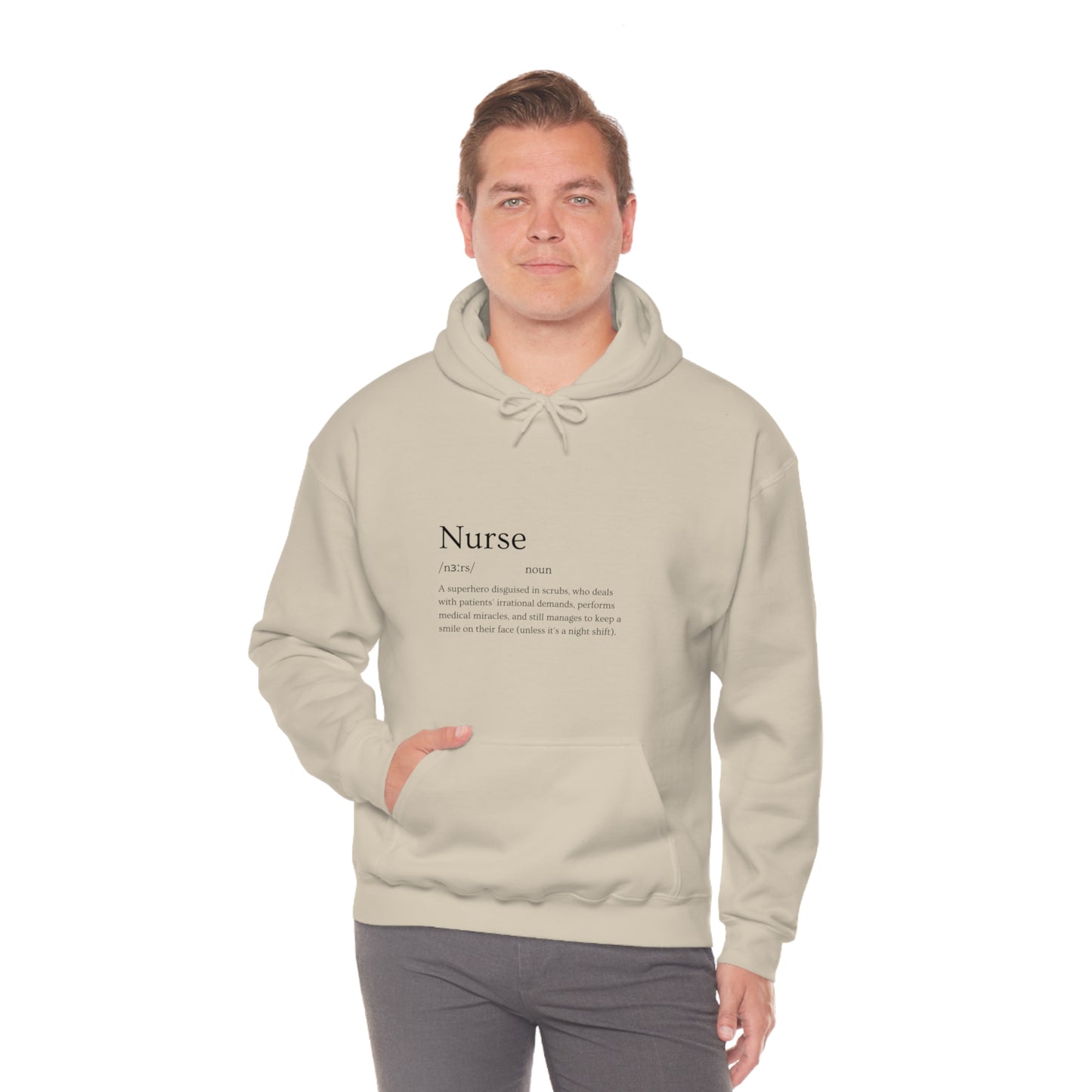 Heart Healer: Wear Your Compassion Proudly with Our Nurse Career Unisex Heavy Blend Hooded Sweatshirt