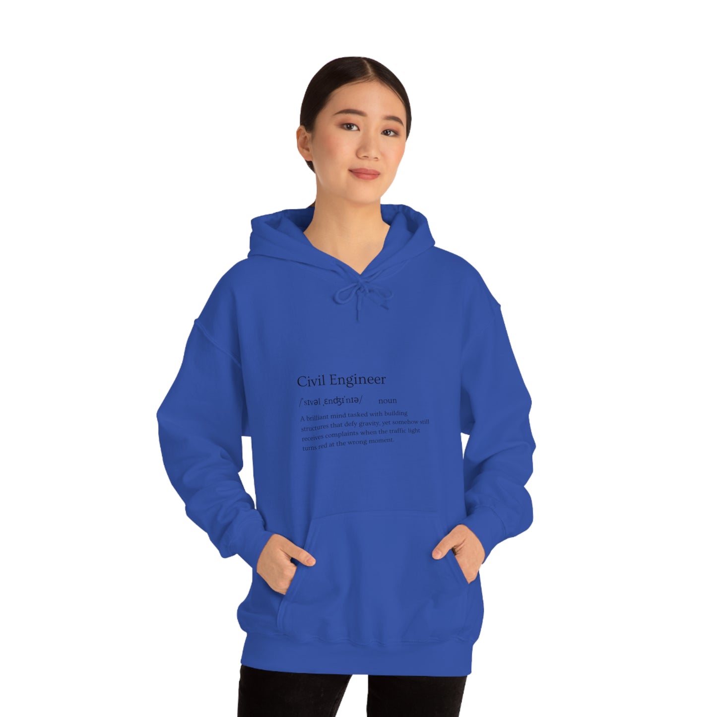 Architect of the Future: Build Your Style with Our Civil Engineer Career Unisex Heavy Blend Hooded Sweatshirt