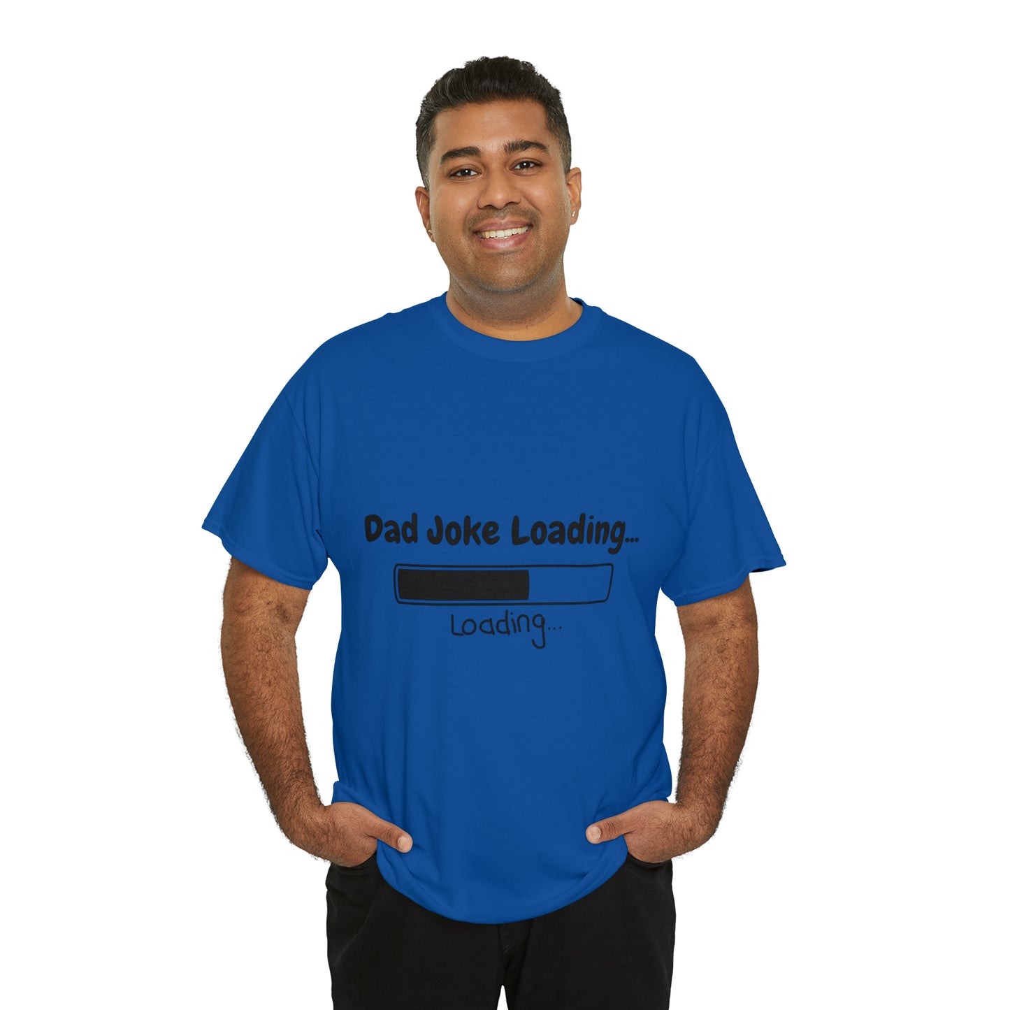 Add humor to Father's Day with our 'Dad Joke Loading...' Unisex Heavy Cotton Tee