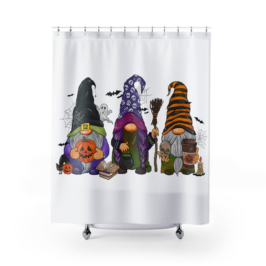 Halloween Gnomes Shower Curtains