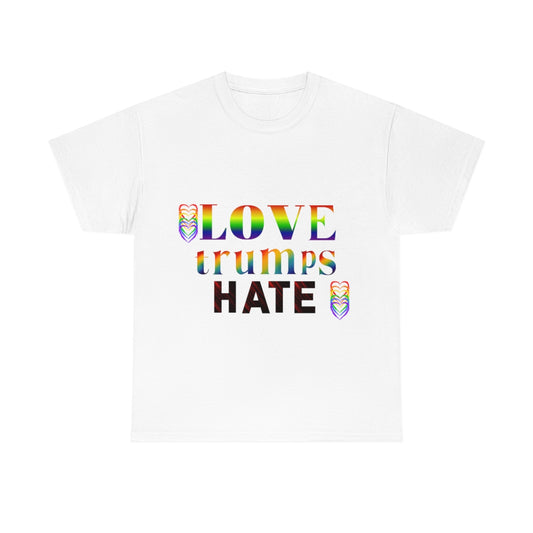 Love trumps Hate Unisex Heavy Cotton Tee