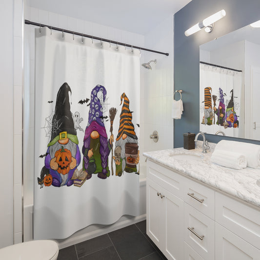 Halloween Gnomes Shower Curtains