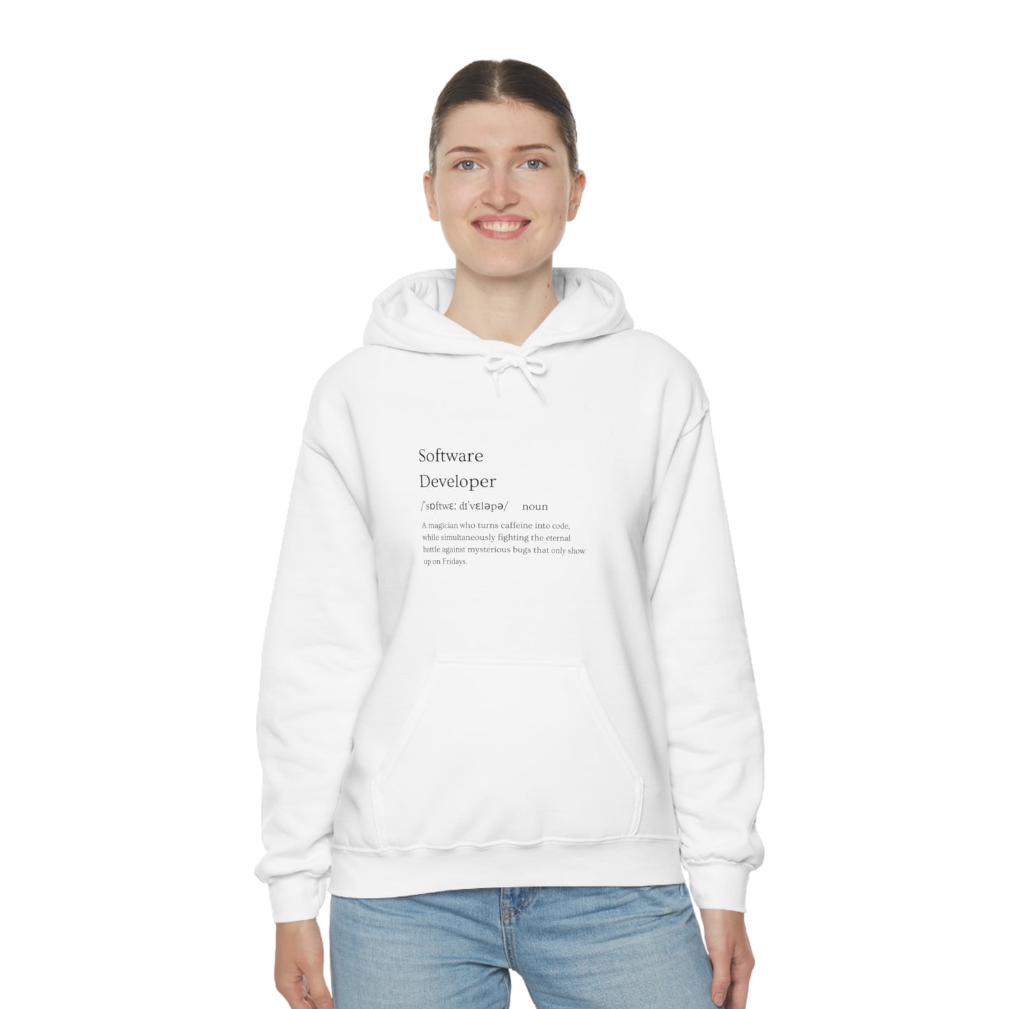 Code Master: Unleash Your Digital Wizardry with Our Software Developer Career Unisex Heavy Blend Hooded Sweatshirt