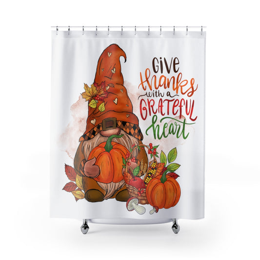 Give Thanks Shower Curtains