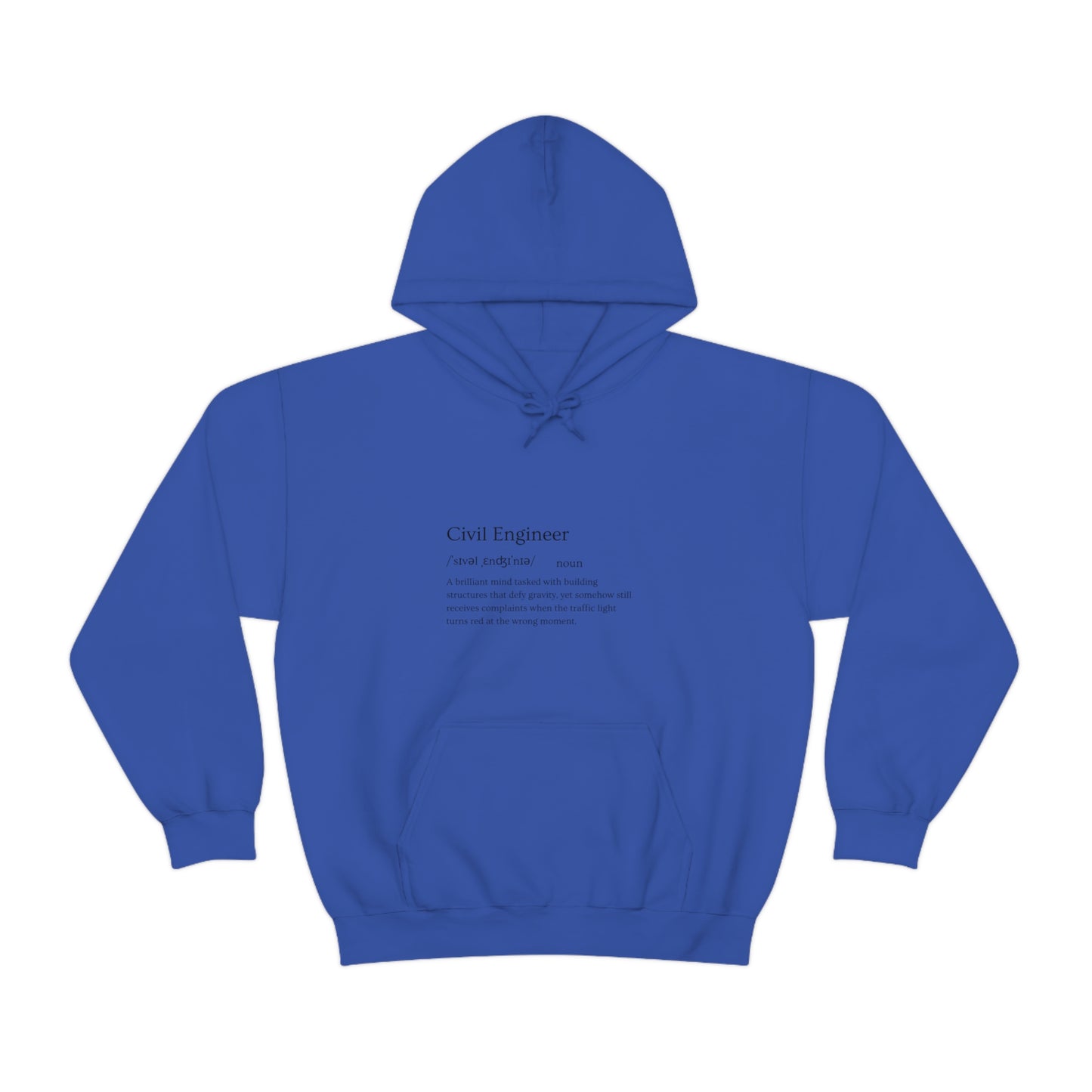 Architect of the Future: Build Your Style with Our Civil Engineer Career Unisex Heavy Blend Hooded Sweatshirt