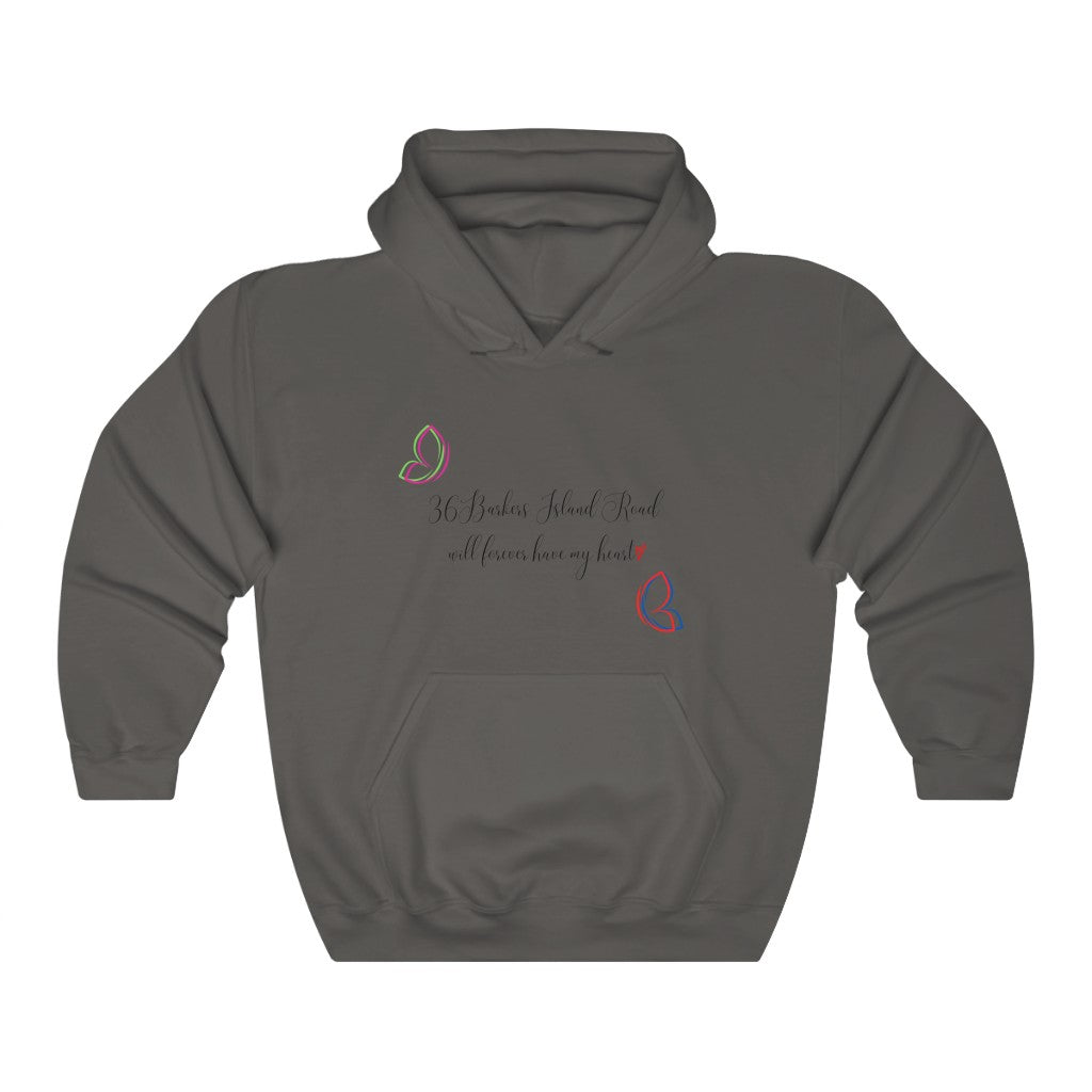 36 Barkers Island Road will forever have my heart  - Unisex Heavy Blend™ Hooded Sweatshirt