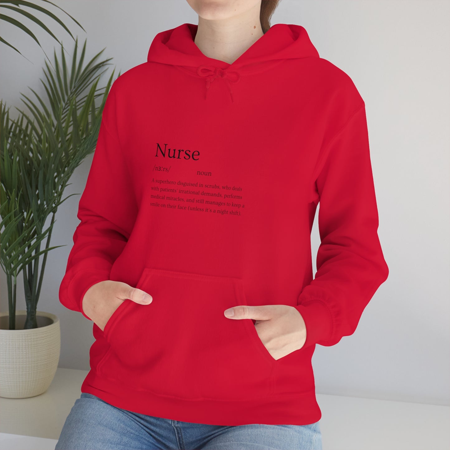 Heart Healer: Wear Your Compassion Proudly with Our Nurse Career Unisex Heavy Blend Hooded Sweatshirt