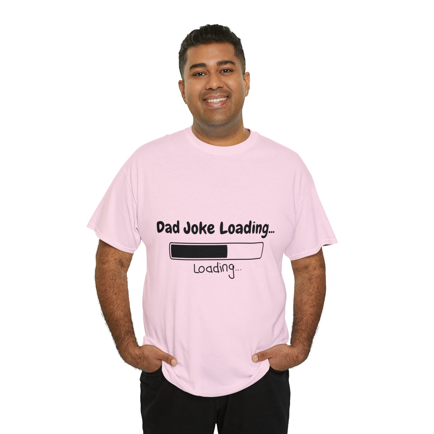 Add humor to Father's Day with our 'Dad Joke Loading...' Unisex Heavy Cotton Tee