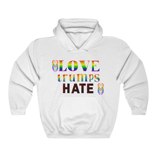 Love Trumps Hate Unisex Heavy Blend™ Hooded Sweatshirt