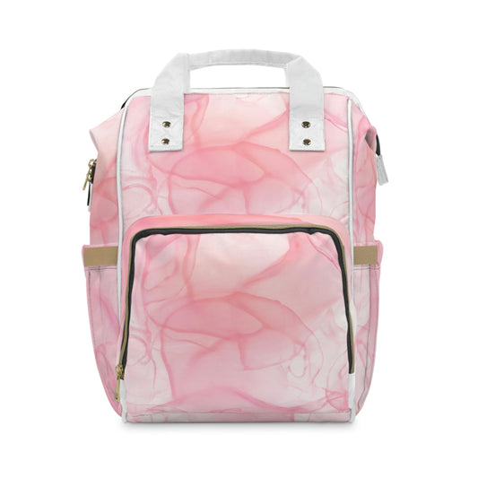 Pink Marble Multifunctional Backpack