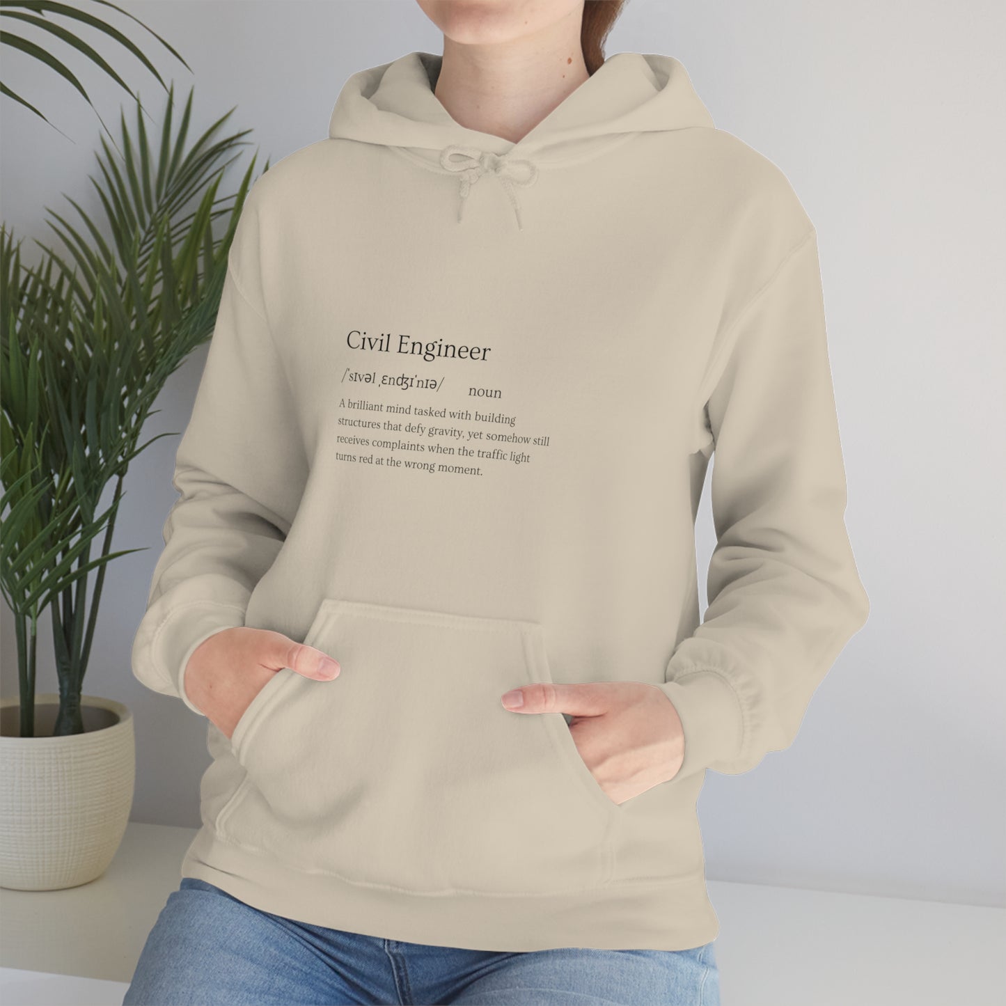 Architect of the Future: Build Your Style with Our Civil Engineer Career Unisex Heavy Blend Hooded Sweatshirt