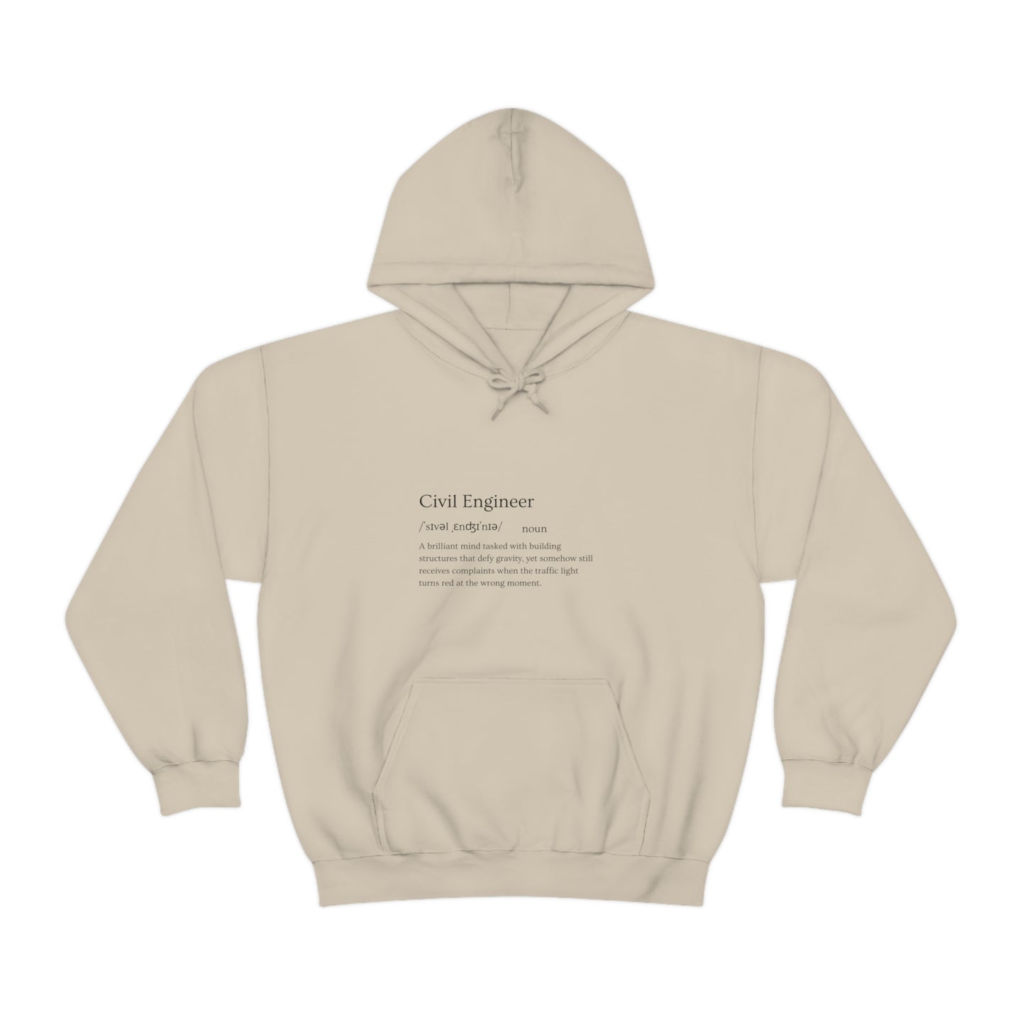 Architect of the Future: Build Your Style with Our Civil Engineer Career Unisex Heavy Blend Hooded Sweatshirt