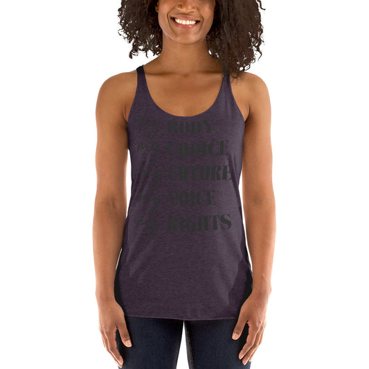 My Right -Women's Racerback Tank